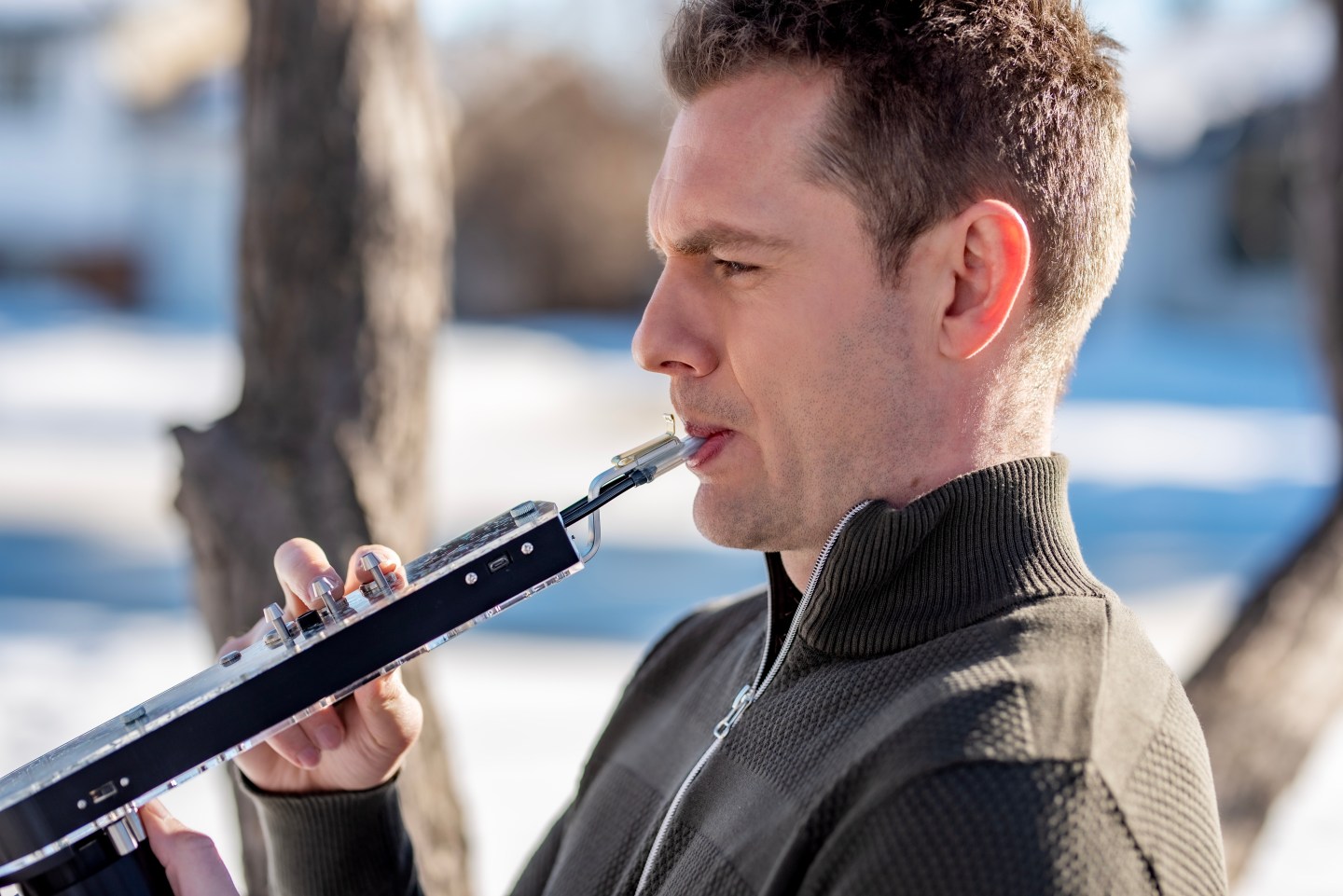 Andrew Ludtke playing the Berglund NuEVI